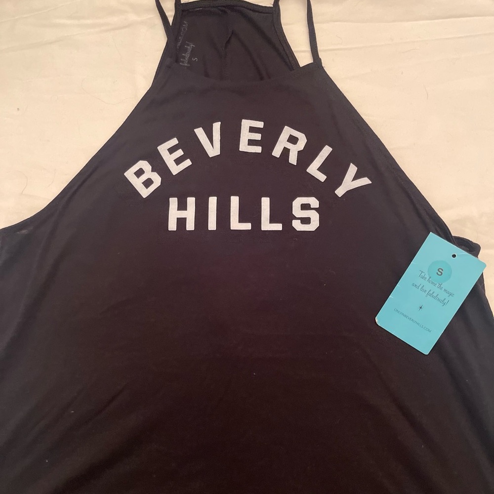 Black Beverly Hills Tank Top